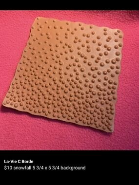 My Favorite Things Large Red Rubber Snowfall Background Stamp
